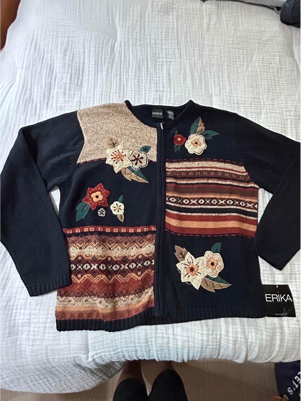Vintage Deadstock Autumn Fall Cardigan Sweater